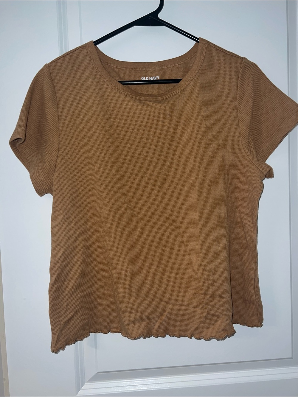 Old Navy Short Sleeve Waffle Knit Top